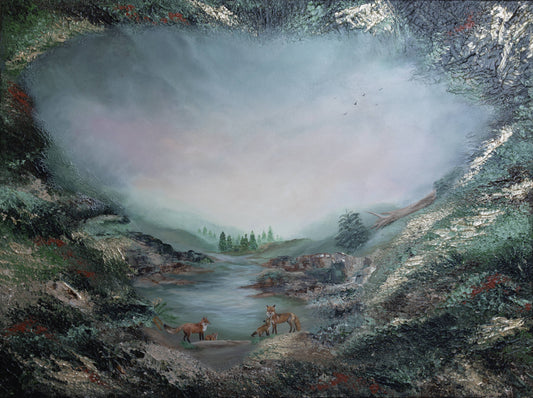 The quiet crossing Print